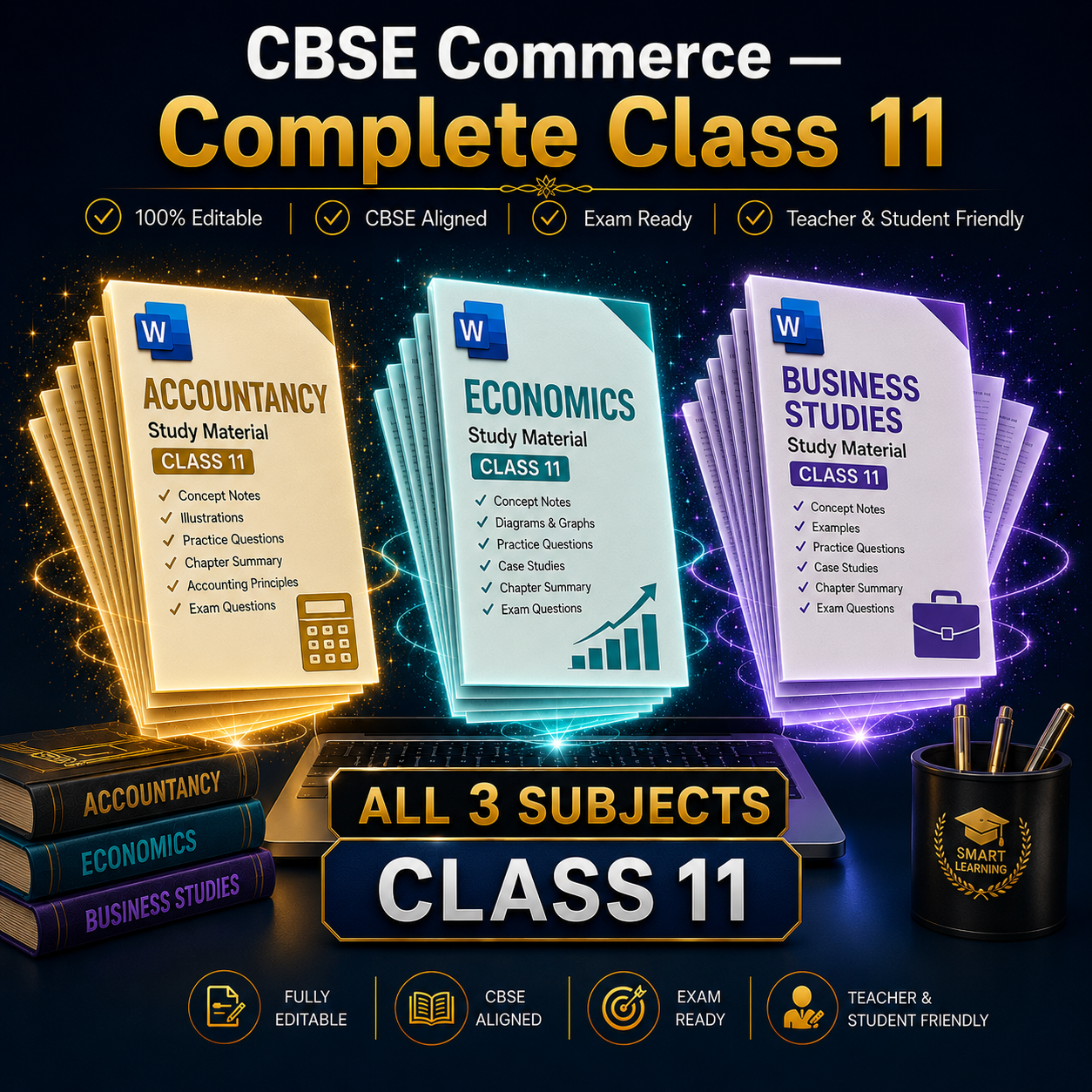 All 3 Subjects Combo Class 11