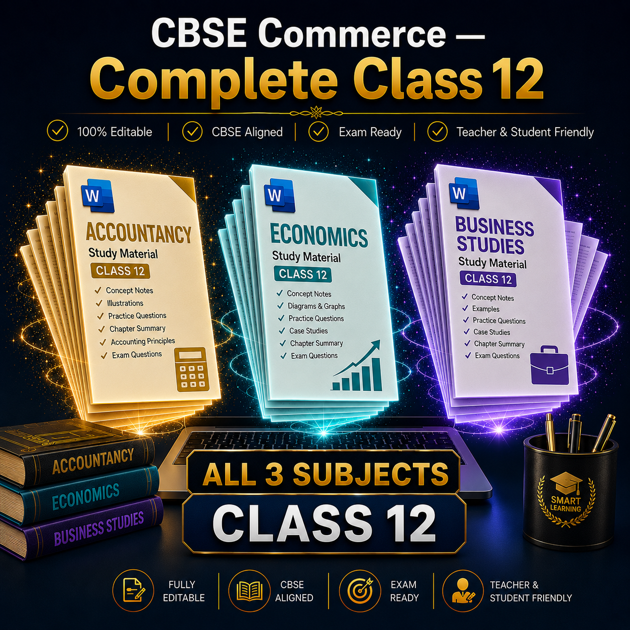 All 3 Subjects Combo Class 12