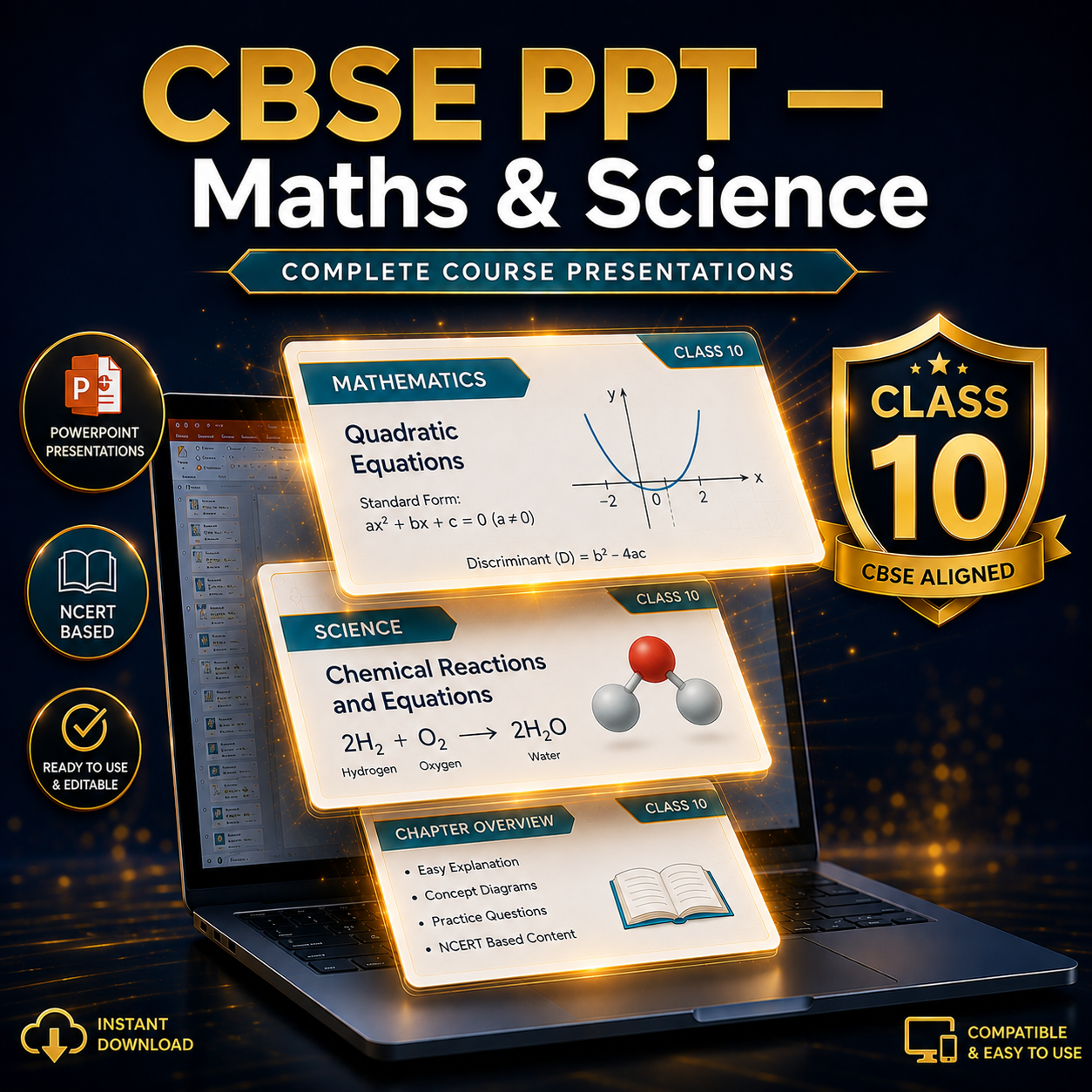 CBSE PPT Class 10 Maths and Science