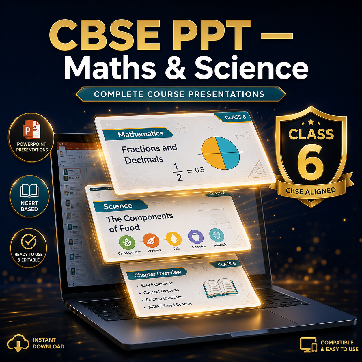 CBSE PPT Class 6 Maths and Science