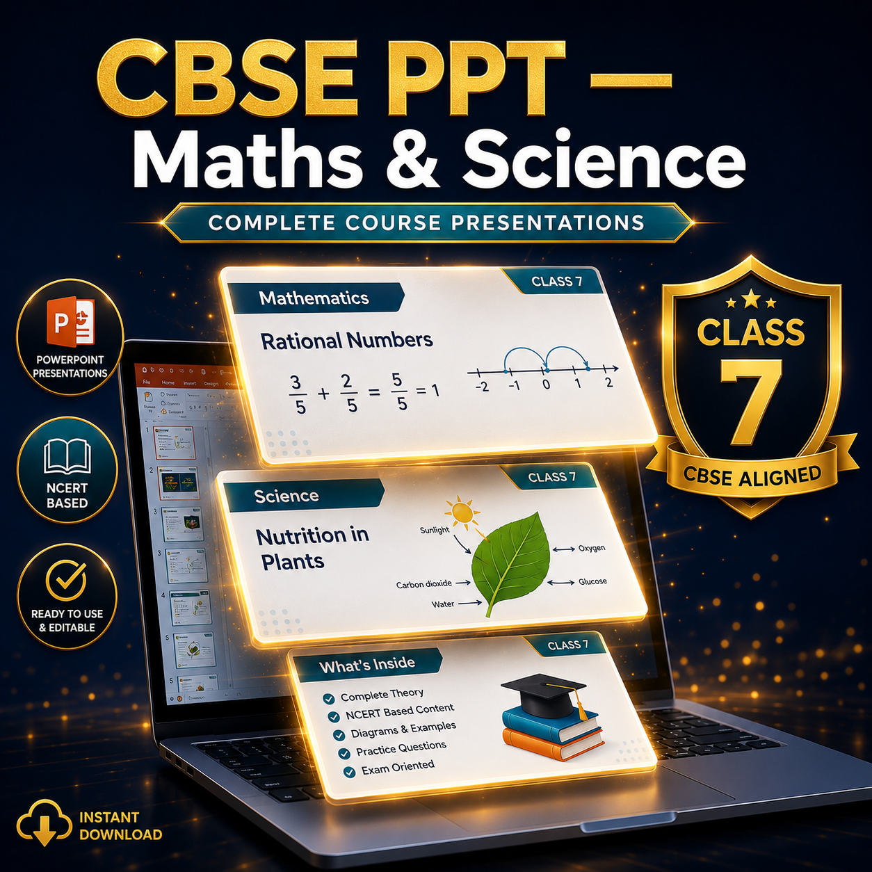 CBSE PPT Class 7 Maths and Science