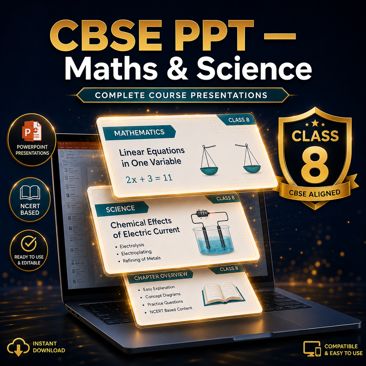 CBSE PPT Class 8 Maths and Science