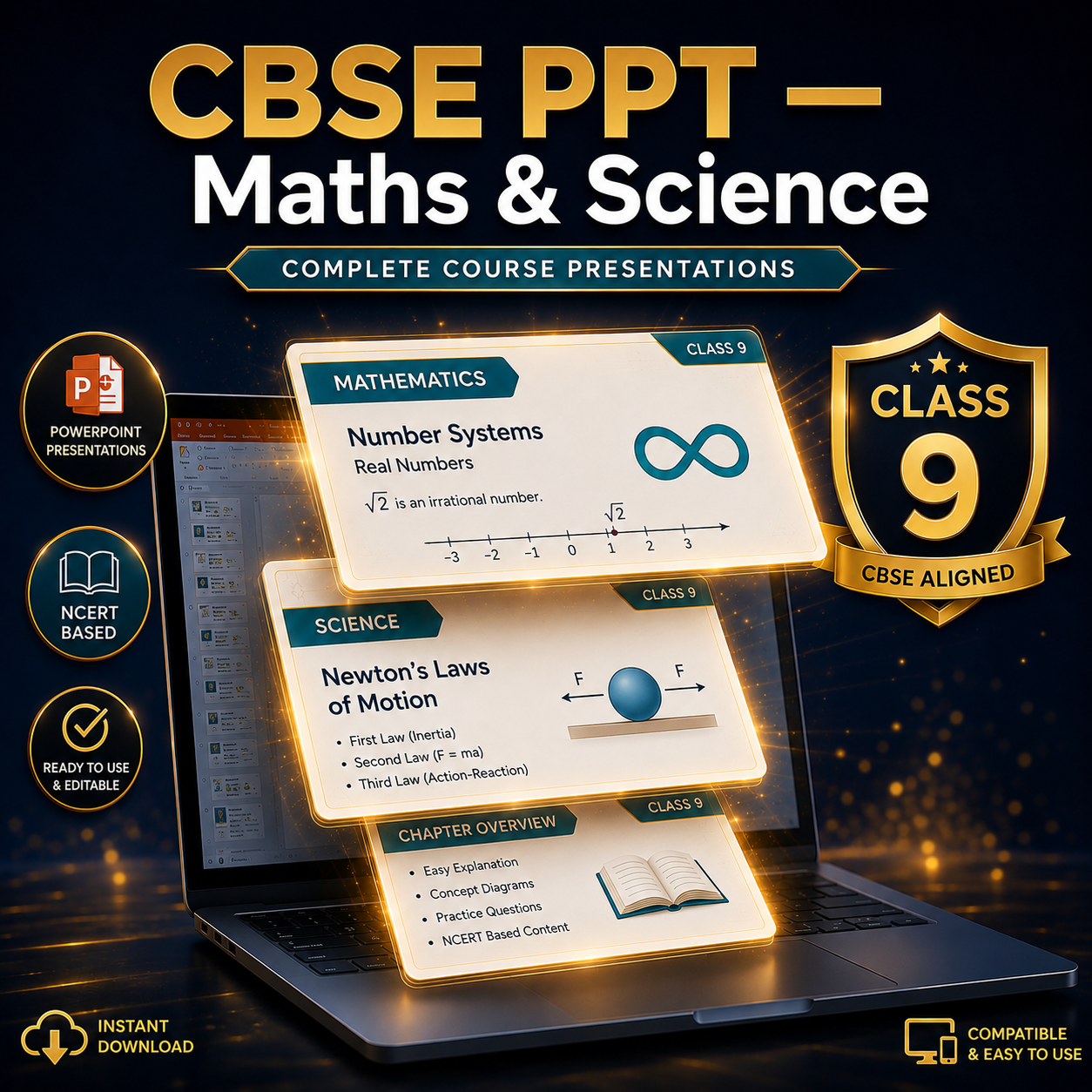 CBSE PPT Class 9 Maths and Science