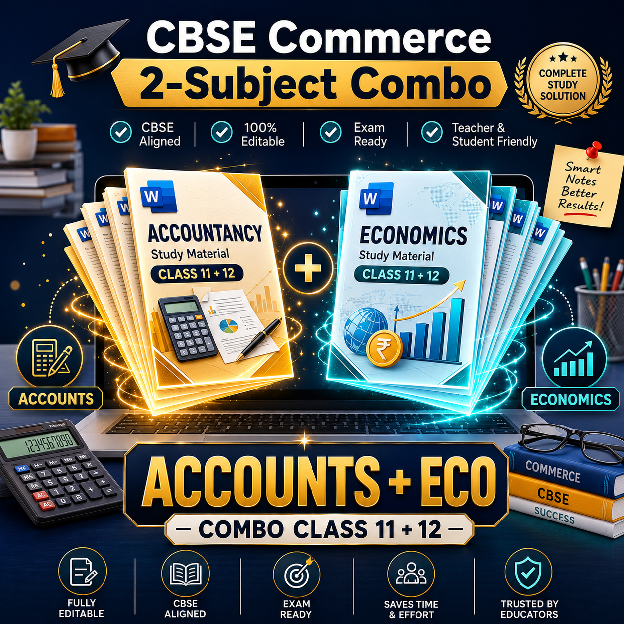 Accounts and Economics Combo Class 11 and 12